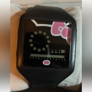 Hello Kitty ZUBZIRK 20 black watch. Limited edition by Nooka